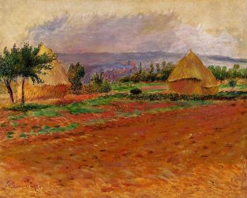 Pierre Auguste Renoir : Field and Haystacks
